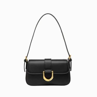 Imagem de KCKEYS Bolsa transversal de ombro único versátil primavera 2025 nova moda para mulheres, bolsa quadrada pequena de alta qualidade, bolsa feminina, Preto