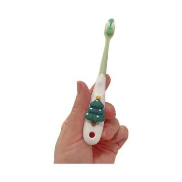 Imagem de Escova De Dentes Infantil De Natal Com Cabo Antiderrapante, Fácil De L