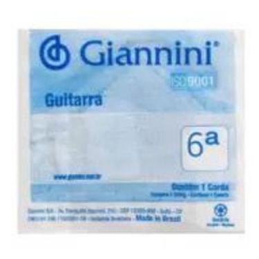 Imagem de Corda Guitarra Ligth Geegst10.6 C/6 Giannini