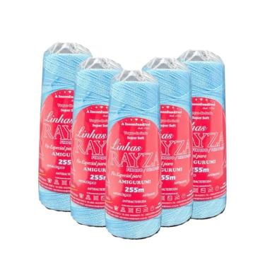 Imagem de Linha Rayza Ideal para Amigurumi - Cor 011 Azul Claro