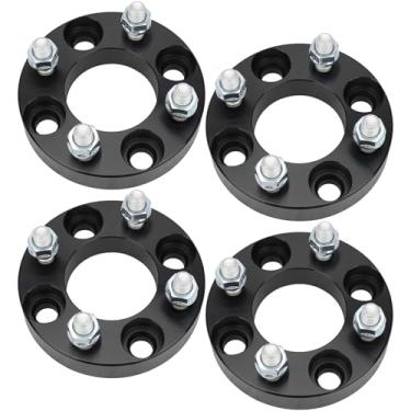 Imagem de BRTEC Adaptador de roda 4x4 2,5 cm de espessura 1/2x20 pinos 66 mm furo 4x101,6 mm espaçadores de roda para cartão de golfe 2014/2019-2022/Club Car 2014/2019-2022/EZ GO 2014/2019-2022 4 peças