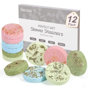 Imagem de Vaporizadores de chuveiro presentes de aniversário de aromaterapia para mulheres - pacote com 12 presentes de dia das mães, presentes para avó, esposa, mães, alívio do estresse e presentes de