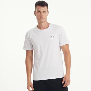 Imagem de Camiseta Replay Estampada Masculina, Branco, EGG