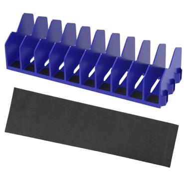 Imagem de LZVXTYM Organizador de alicate com base de borracha antiderrapante, suporte de alicate de 10 compartimentos e organizador de cortador, caixa de ferramentas de gaveta de ferramentas de design