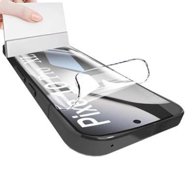 Imagem de CUFEREDU 2 películas protetoras de tela frontal de TPU flexível para Google Pixel 10 Pro XL 5G 6,8 polegadas, filme de hidrogel 3D, TPU transparente, sensível ao toque, desbloqueio de impressões