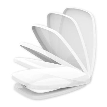 Imagem de Assento Sanitário Fiori Primula Soft Close Branco  Tampa de Vaso com A