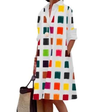 Imagem de Vestido feminino Zhyaj, boêmio, maxi amarelo, casual, para uso casual 