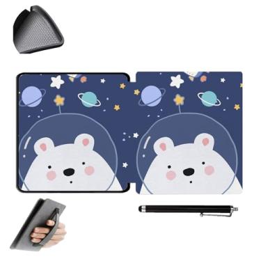 Imagem de GUKSRASO Capa para Kindle Oasis 10ª/9ª Geração (Modelo: CW24WI/S8IN4O) - Compatível com 7 Polegadas, Material TPU à Prova D'água, com Alça de Mão e Caneta Stylus