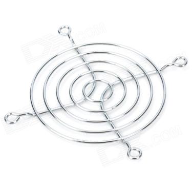 Imagem de Grade Grelha Cromada Cooler Fan Gabinete 80mm 8cm