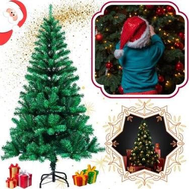 Imagem de Árvore de Natal Pinheiro Tradicional Verde 1,5m 1,8m 2,1m com 300 400 