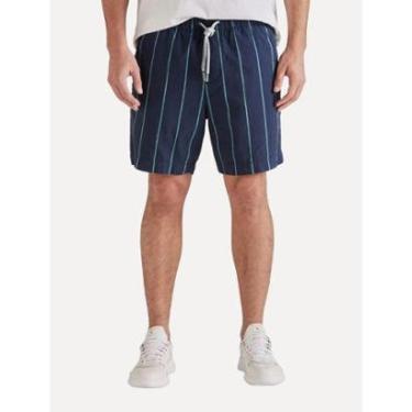 Imagem de Short Reserva Masculino Relax Andes Listras Azul Marinho-Masculino