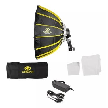 Imagem de Greika GKT-600 Iluminador Led LIght 60W com Softbox Parabolico 16 Varetas -Sem Grid