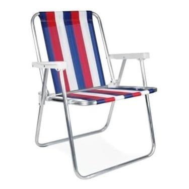 Imagem de Cadeira de Praia Aluminio Varanda Piscina