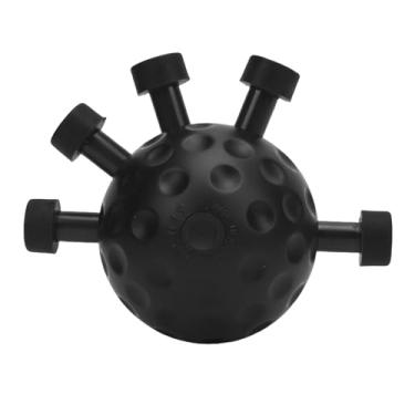 Imagem de SPYMINNPOO Fortalecedor de Pinça de Mão, Fortalecedor de Aperto de Dedo, Aumenta a Força da Mão e do Antebraço, 5 Níveis, Leve, para Músicos, Escaladores (Preto)