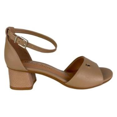 Imagem de Sandalia Feminina Ramarim Salto Grosso Quadrado Confortavel-Feminino