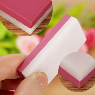 Imagem de Yctze Afiador de Pedra de Amolar de ágata Branca Rubi de Dois Lados 3000 e 10000 - Pedra de Afiar Faca de Dupla Face para Facas de Chef, Tesouras e Ferramentas de Corte