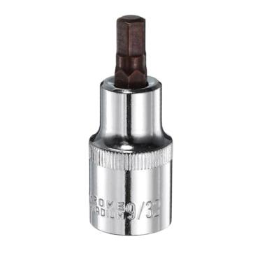 Imagem de Generic Soquete sextavado 9/81.3 cm 1/5.1 cm unidade quadrada SAE extensão conjunto de chave de impacto porca elétrica S2 e CR-V soquete de aço chaves catraca