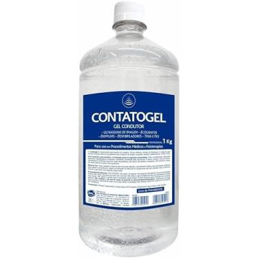 Imagem de Gel Clinico Contatogel Condutor Ultrassom Incolor 1kg Frasco RMC Tens Fes