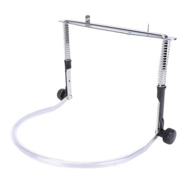 Imagem de Asixxsix Suporte para Gaita, Suporte de Pescoço para Gaita Profissional de Liga de Aço, Suporte Ajustável de Metal para Gaitas de 10 Furos e 24 Furos, para Músicos Iniciantes