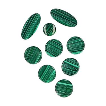 Imagem de Mingzhe Saxofone Stone Key Buttons Conjunto de 9pcs Durable Alto Sax Botões Com Textura e Aparência Arredondada Azul Verde Red Stone Materiais para Saxofonistas Alto
