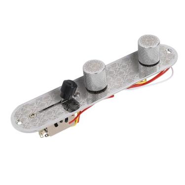 Imagem de RiToEasysports Placa de Controle de Guitarra Elétrica Pré-conectada Arnês Carregado para Peças de Telecaster, Interruptores Convenientes de 3 Vias, Substituição para Guitarristas e Luthiers, (Cor do