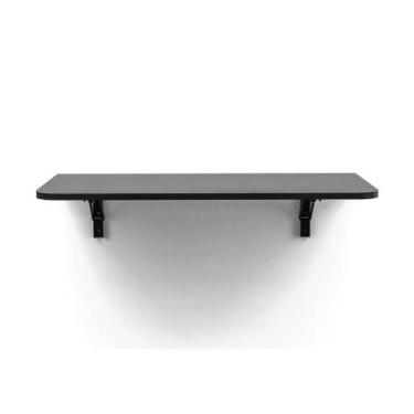 Imagem de Mesa para Estudo Cozinha Retrátil Dobravel De Parede 50x40cm Arredonda