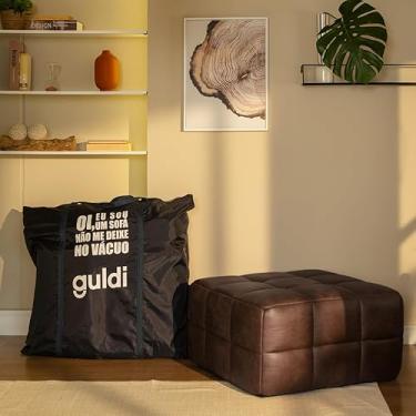 Imagem de Módulo Puff Sofá Guldi Popup Corino Café