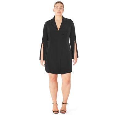 Imagem de City Chic Vestido coquetel feminino plus size - Ryleigh, Preto, 50