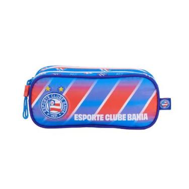 Imagem de Estojo Escolar Duplo Time Futebol Corinthians Palmeiras Flamengo Real 