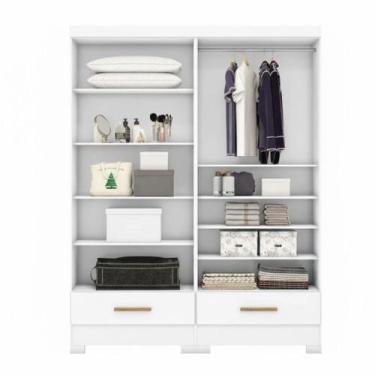 Imagem de Closet Modulado 2 Peças 2 Gavetas Smart Versatile Espresso Móveis