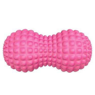Imagem de Bola de massagem SELEWARE Peanut Roller rosa 13x6 cm