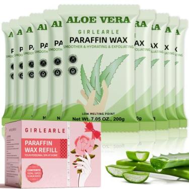 Imagem de Cera de parafina GIRLEARLE Aloe Vera 10x200g Hidratante