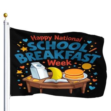 Imagem de Bandeiras para pendurar na parede da National School Breakfast Week 2025