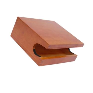 Imagem de IEUDNS Rack de Montagem Na Parede Da Bicicleta de Madeira, Rack de Armazenamento de Bicicleta, para Decorações de Casa Elegante Cabide de Exibição de Madeira, Vermelho acastanhado