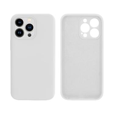Imagem de Capinha Celular para iPhone 14 Pro Com Proteção de Câmera em Silicone com Interior Aveludado