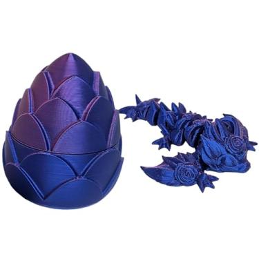 Imagem de de dragão com dragão dentro, brinquedo de agitação de de dragão - Conjunto de brinquedos de animais articulados impressos em ,Brinquedo de inquietação para adultos de 4,5 polegadas para decorações d