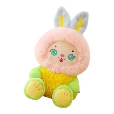 Imagem de Animal de pelúcia fofo, peluches,Boneca colorida de pelúcia macia - Coelhos cães ratos boneca dormir brinquedos calmantes, dormir brinquedos calmantes para decoração de quarto de casa