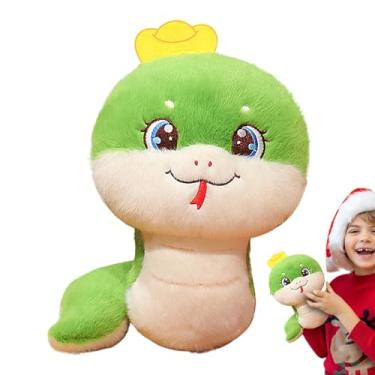 Imagem de Boneca de pelúcia de, pelúcias de mascote de, Boneca de pelúcia tradicional chinesa mascote, 2025 ano da sofá e cama decoração almofada doméstica para sala de estudo, quarto