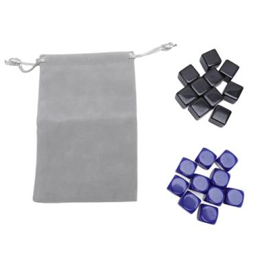 Imagem de RiToEasysports Dados de 6 Lados, 20 Dados Em Branco de 16mm, Conjunto de Dados de Plástico à Prova de Impacto, Dados de 6 Lados para Jogos de Tabuleiro Com Bolsa de Armazenamento para