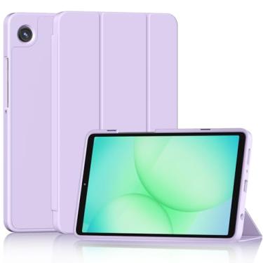 Imagem de Capa totalmente nova para Galaxy Tab A9+/A9 Plus 11 polegadas 2023, suporte de três dobras leve de ângulo duplo DJ&RPPQ com capa traseira de TPU macio para tablet Tab A9 Plus (SM-X210/X216/X218