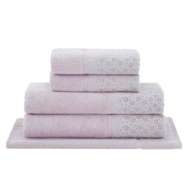 Imagem de Buddemeyer Jogo de Toalhas Lovely Banho Lilás 5 peças