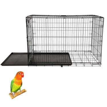 Imagem de Gaiola Pet Hamster Porquinho da India Aves Passaros Passarinho Filhote Transporte Animal de Estimaçao Bandeja Removivel Pet Shop