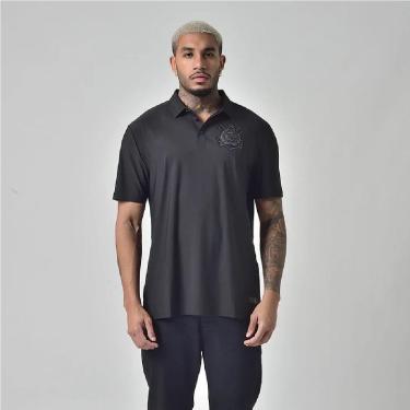Imagem de Camisa Polo Corinthians Malha - Masculino-Masculino