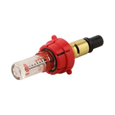 Imagem de Medidor De Vazão Para Aquecimento De Piso Radiante De 1/2" E 3/8" (6 Peças) - Regulador De Latão, Visor Removível Para Sistemas De Distribuição(3/8'')