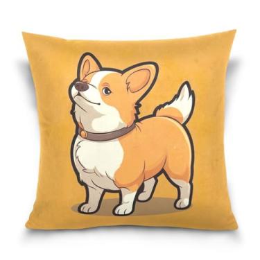 Imagem de Wassud Lindas capas de almofada de cachorro 50 x 50 cm decorativas para sofá, sofá, casa, casa de fazenda, decoração de quarto