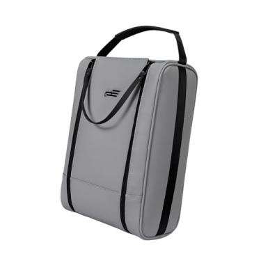 Imagem de Dynwave Bolsa para sapatos de golfe, ideal para caminhadas, com alça e armazenamento de acessórios. Prática e elegante, perfeita para adultos que desejam, Cinza