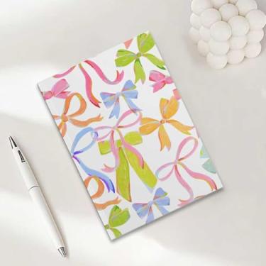 Imagem de Caderno de arco multicolorido, caderno A5 para anotações de escritório, agenda de 21 x 14,7 cm, agenda de viagem, 1