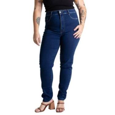 Imagem de Calça Jeans Sawary Cigarrete Plus Size - 280838 - Azul 54-Feminino
