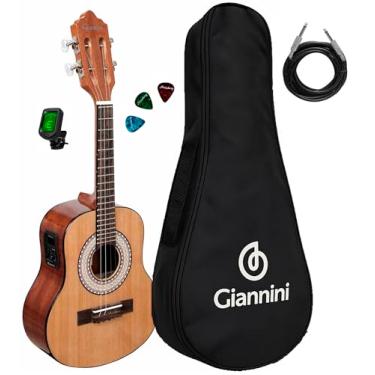 Imagem de Cavaquinho Eletroacústico Giannini Cs-34 Com Bag + Afinador (SPG)