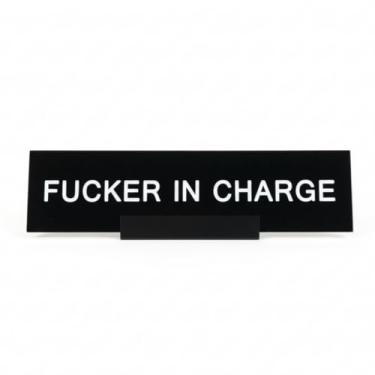 Imagem de Placas de mesa engraçadas para escritório – Novidade placa de identificação, decoração de escritório, placa de identificação de mesa executiva engraçada para homens e mulheres, presentes para chefe